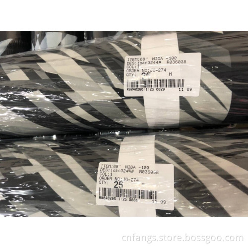 Formal Black Printed Nida Abaya Saudi Fabric